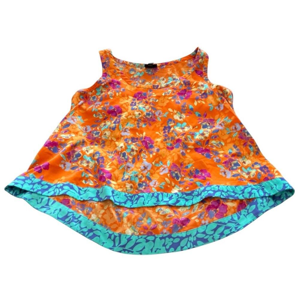 Nicole by Nicole Miller Sleeveless Hi-Lo Top L